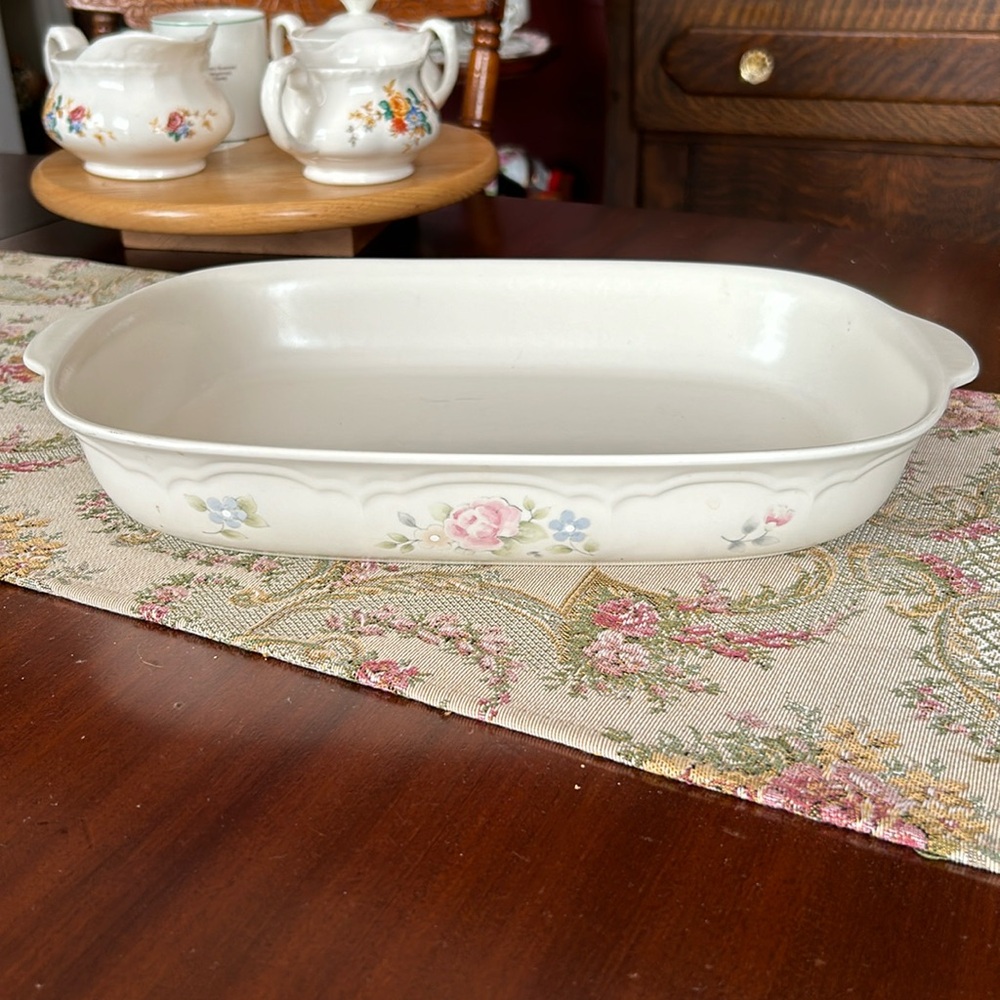 Pfaltzgraff TeaRose 2 Quart Baking Dish